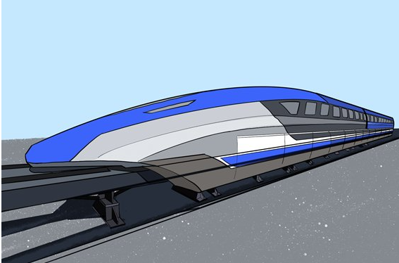 人工智能磁懸浮技術(shù)打造磁懸浮汽車。效果圖